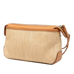 Canvas Wristlet Clutch
