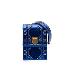 Studded Patent Diorama Vertical Clutch