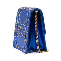 Studded Patent Diorama Vertical Clutch