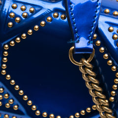 Studded Patent Diorama Vertical Clutch