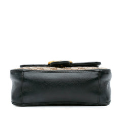 GG Marmont Matelasse Canvas Top Handle Bag