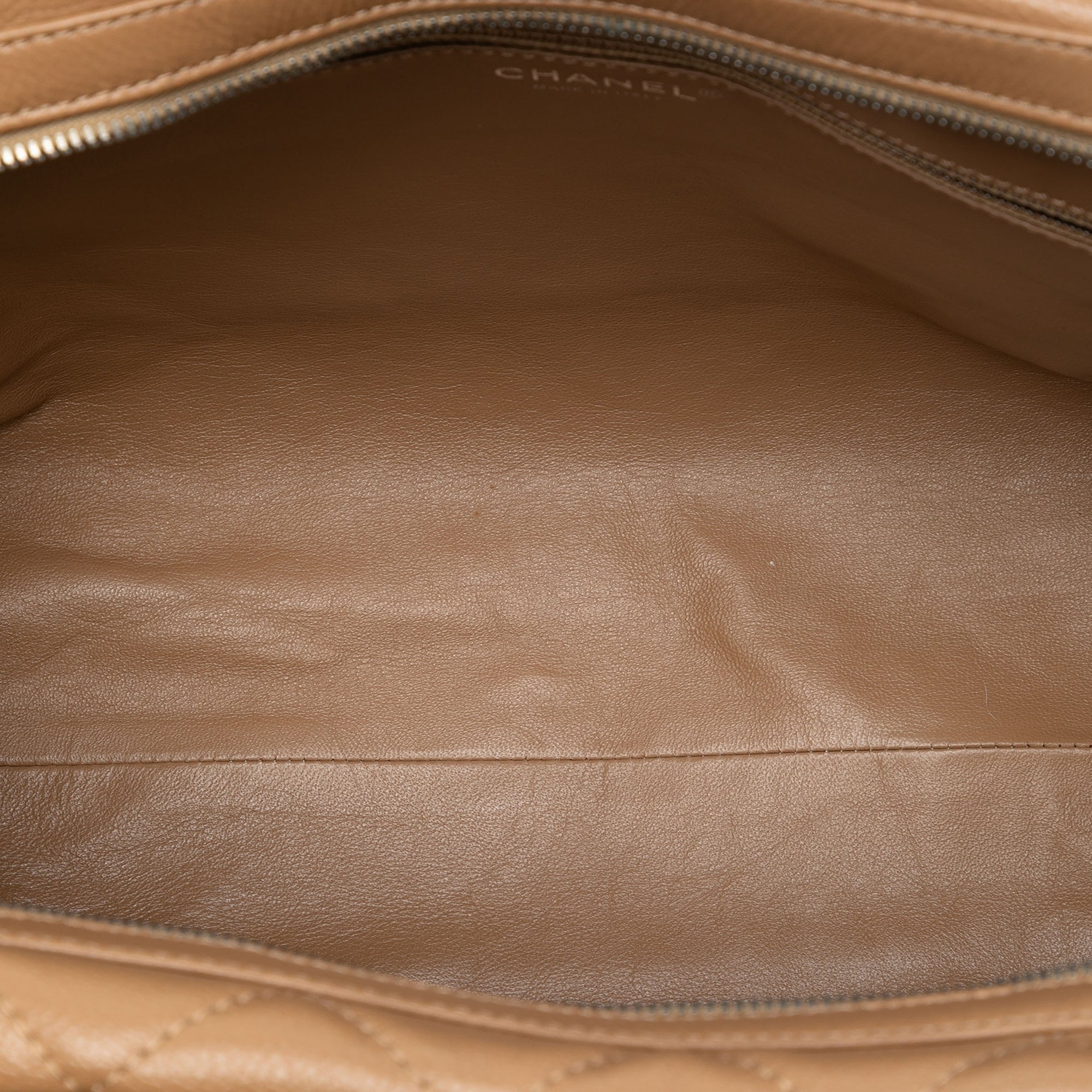 CC Quilted Caviar Stitched Bowler Bag