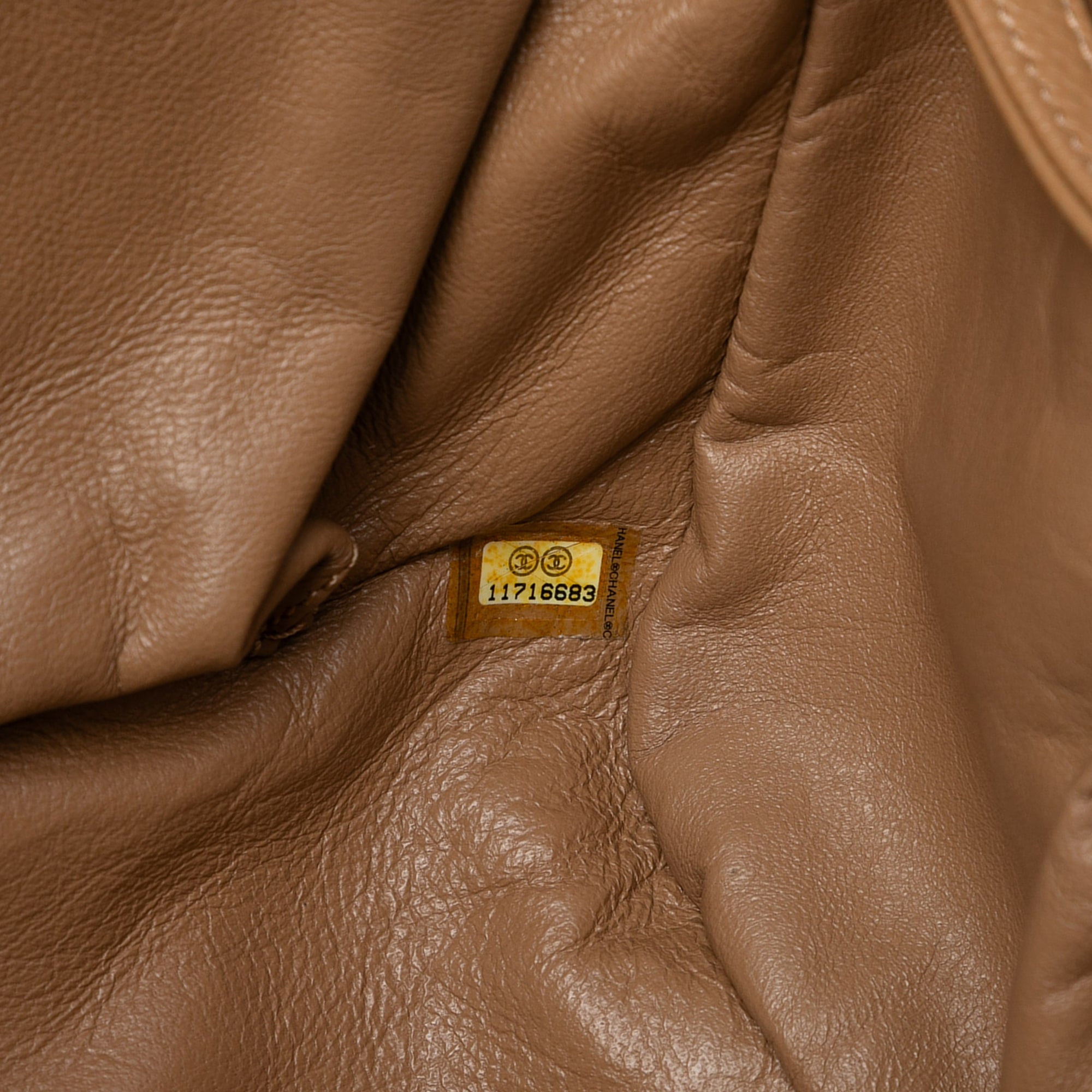 CC Quilted Caviar Stitched Bowler Bag