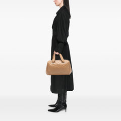 CC Quilted Caviar Stitched Bowler Bag