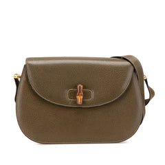 Leather Bamboo Crossbody