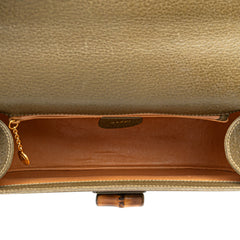 Leather Bamboo Crossbody