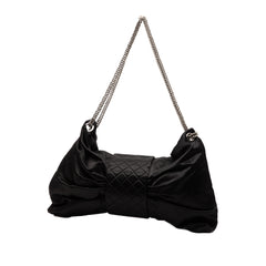 Medium Satin Bow Mademoiselle Shoulder Bag