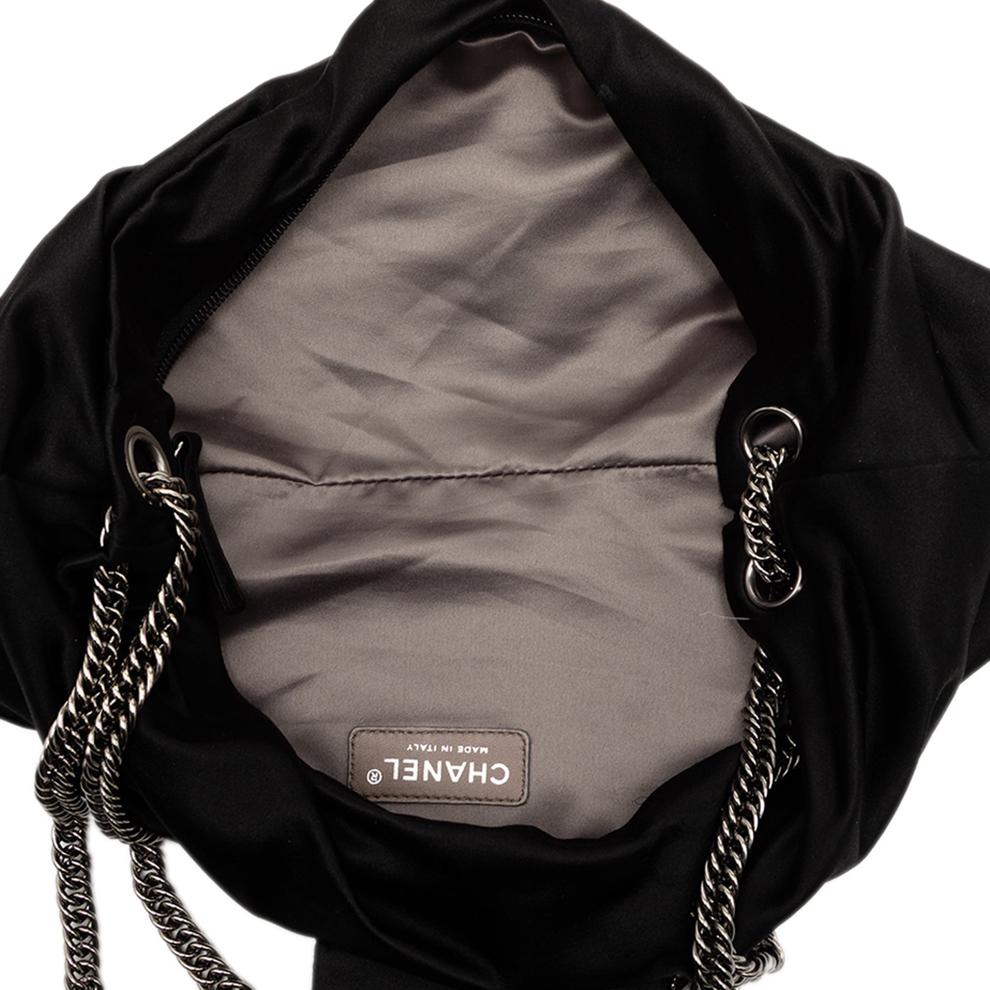 Medium Satin Bow Mademoiselle Shoulder Bag