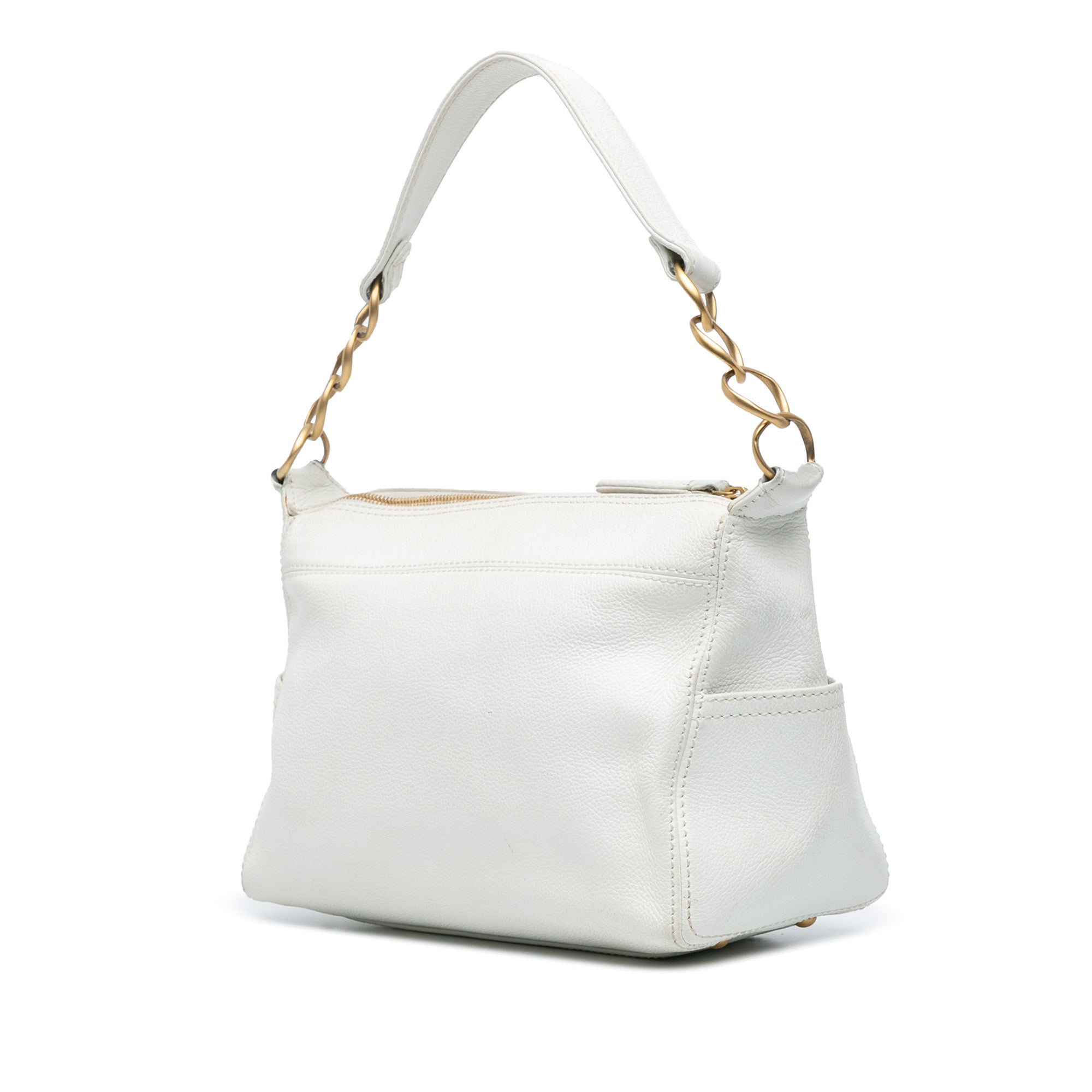 CC Calfskin Chain Shoulder Bag