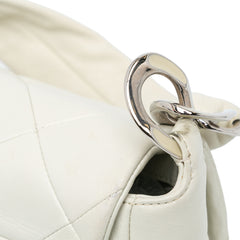 Quilted Lambskin Pillow Soft Enamel CC Flap