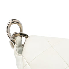 Quilted Lambskin Pillow Soft Enamel CC Flap