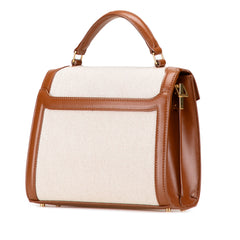 Mini Canvas Monogram Cassandra Top Handle Bag