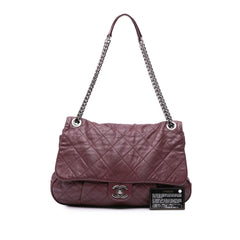 Quilted Calfskin Coco Pleats Flap