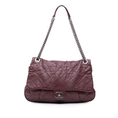Quilted Calfskin Coco Pleats Flap