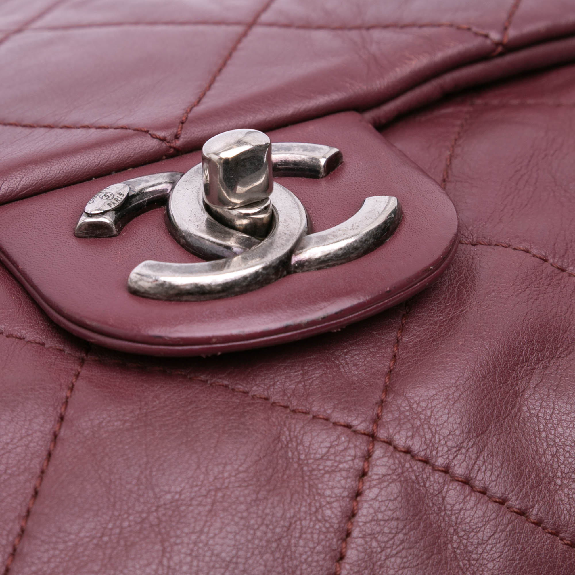 Quilted Calfskin Coco Pleats Flap