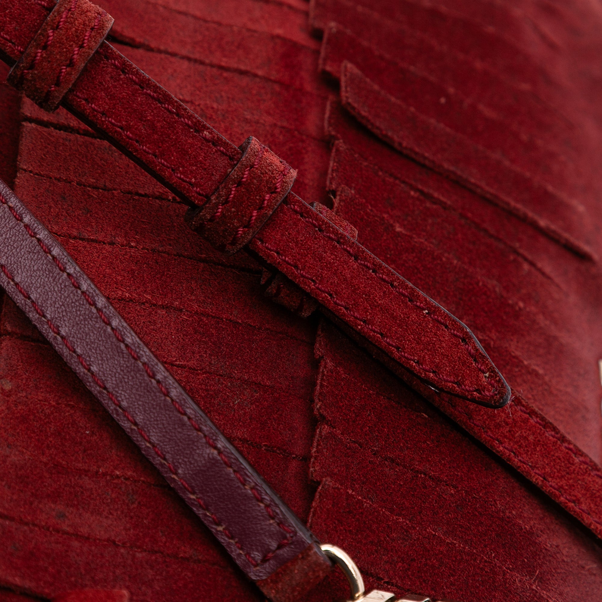 Suede Peyton Fringe Crossbody