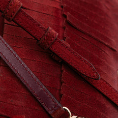Suede Peyton Fringe Crossbody