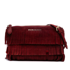 Suede Peyton Fringe Crossbody