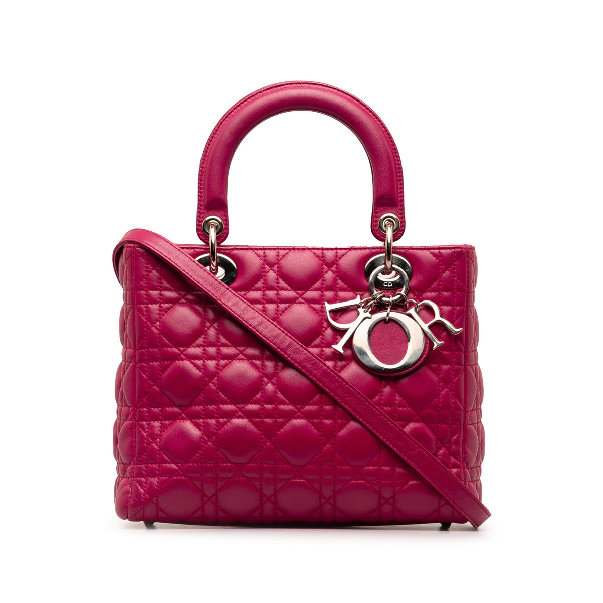 Medium Lambskin Cannage Lady Dior_0