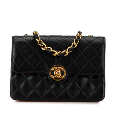 Mini Quilted Lambskin CC Single Flap