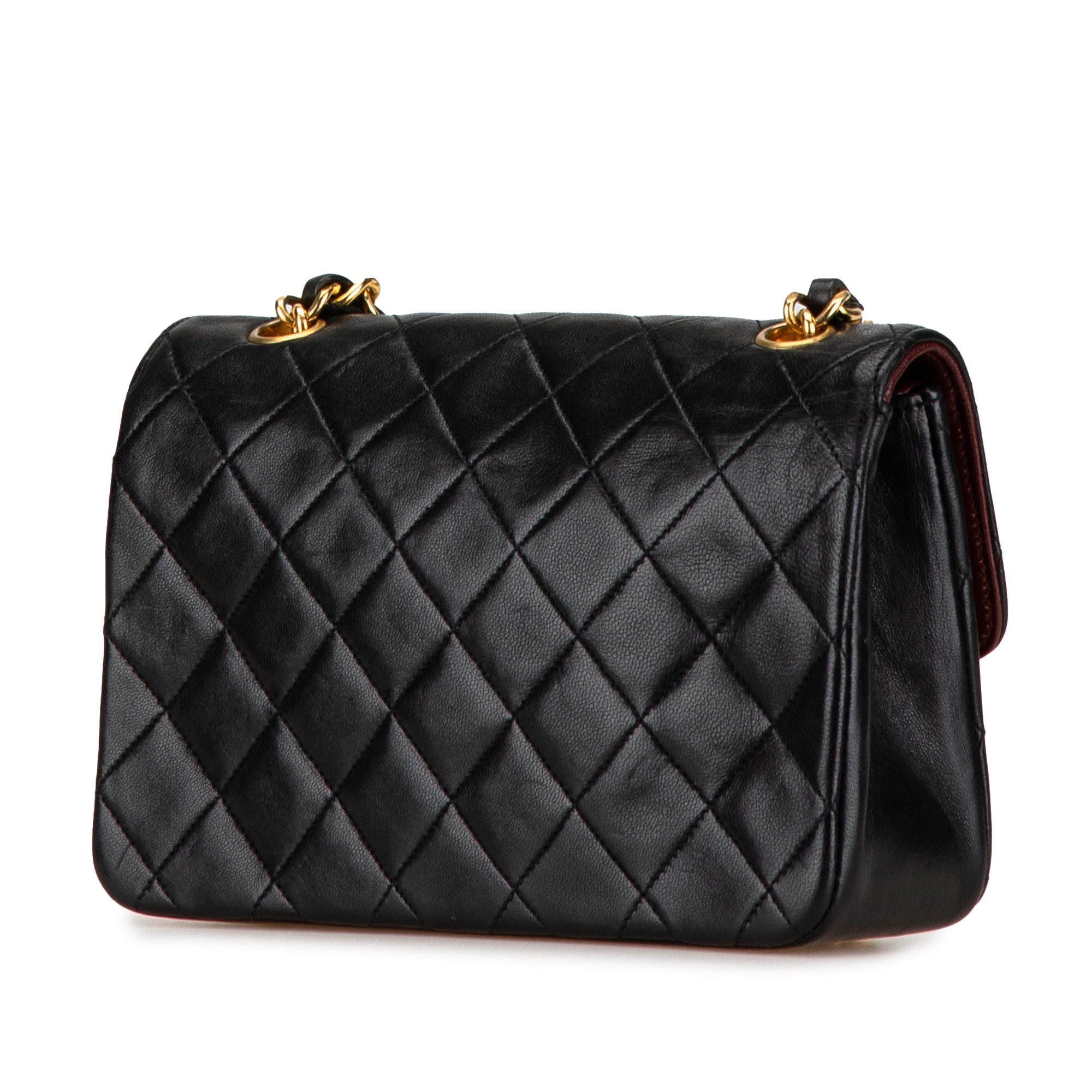 Mini Quilted Lambskin CC Single Flap