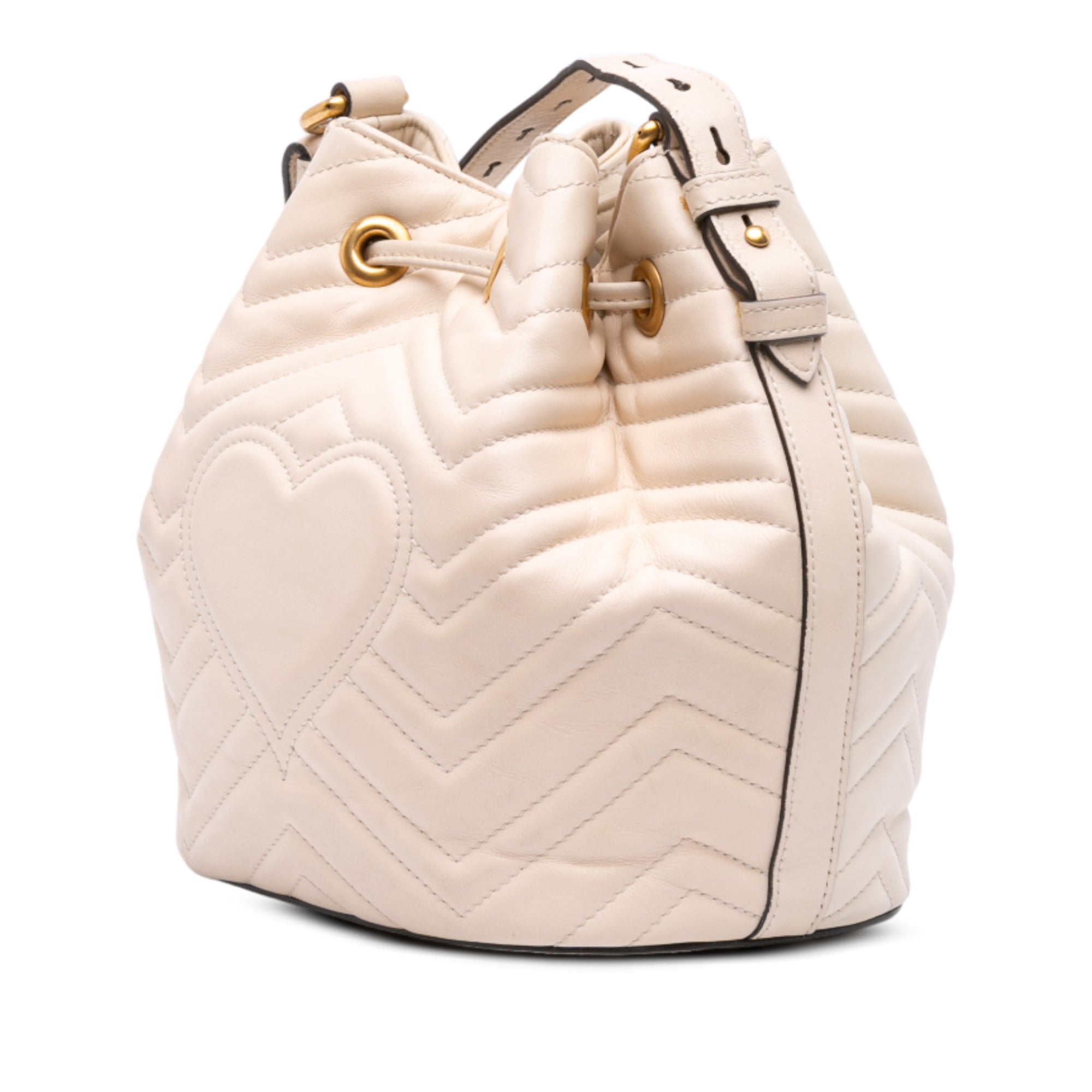 GG Marmont Matelasse Leather Bucket Bag