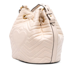 GG Marmont Matelasse Leather Bucket Bag