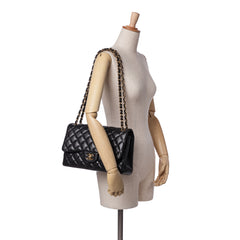 Jumbo Classic Lambskin Double Flap