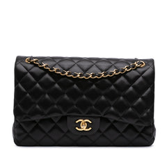 Jumbo Classic Lambskin Double Flap