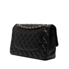 Jumbo Classic Lambskin Double Flap