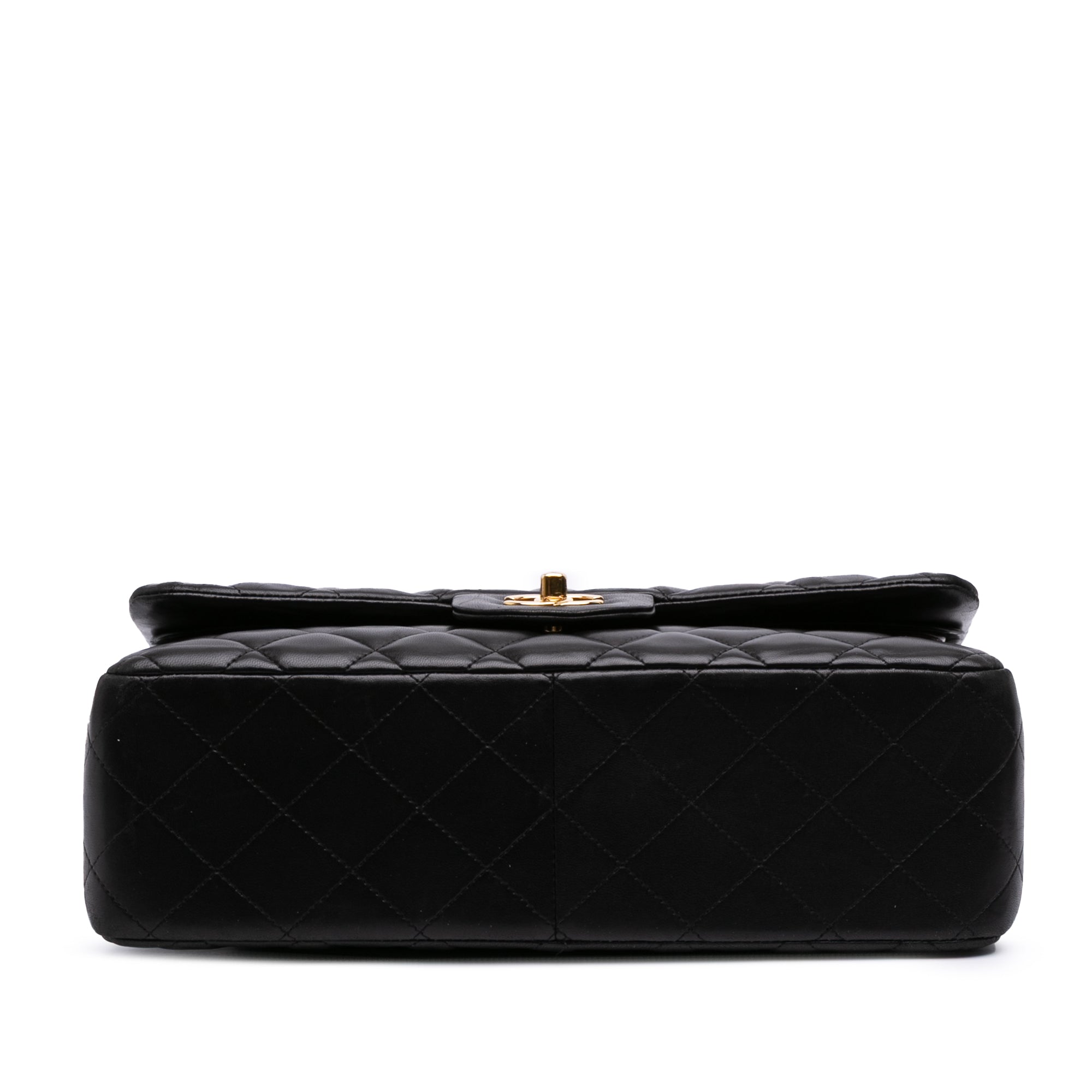 Jumbo Classic Lambskin Double Flap