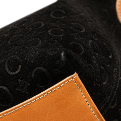 C Macadam Suede Shoulder Bag