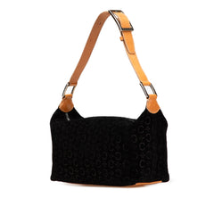 C Macadam Suede Shoulder Bag