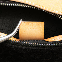 C Macadam Suede Shoulder Bag