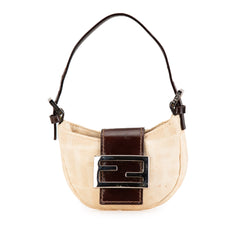 Mini Zucca Canvas Croissant Handbag