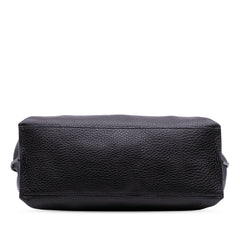 Medium Leather Bamboo Daily Satchel