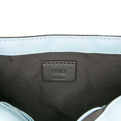 Mini Zucca Embossed Leather Baguette Satchel