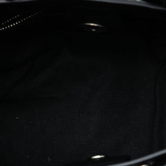 Baby Banner Studded Leather and House Check Tote