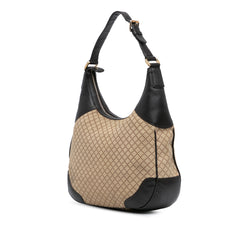 Diamante Canvas Catherine Shoulder Bag