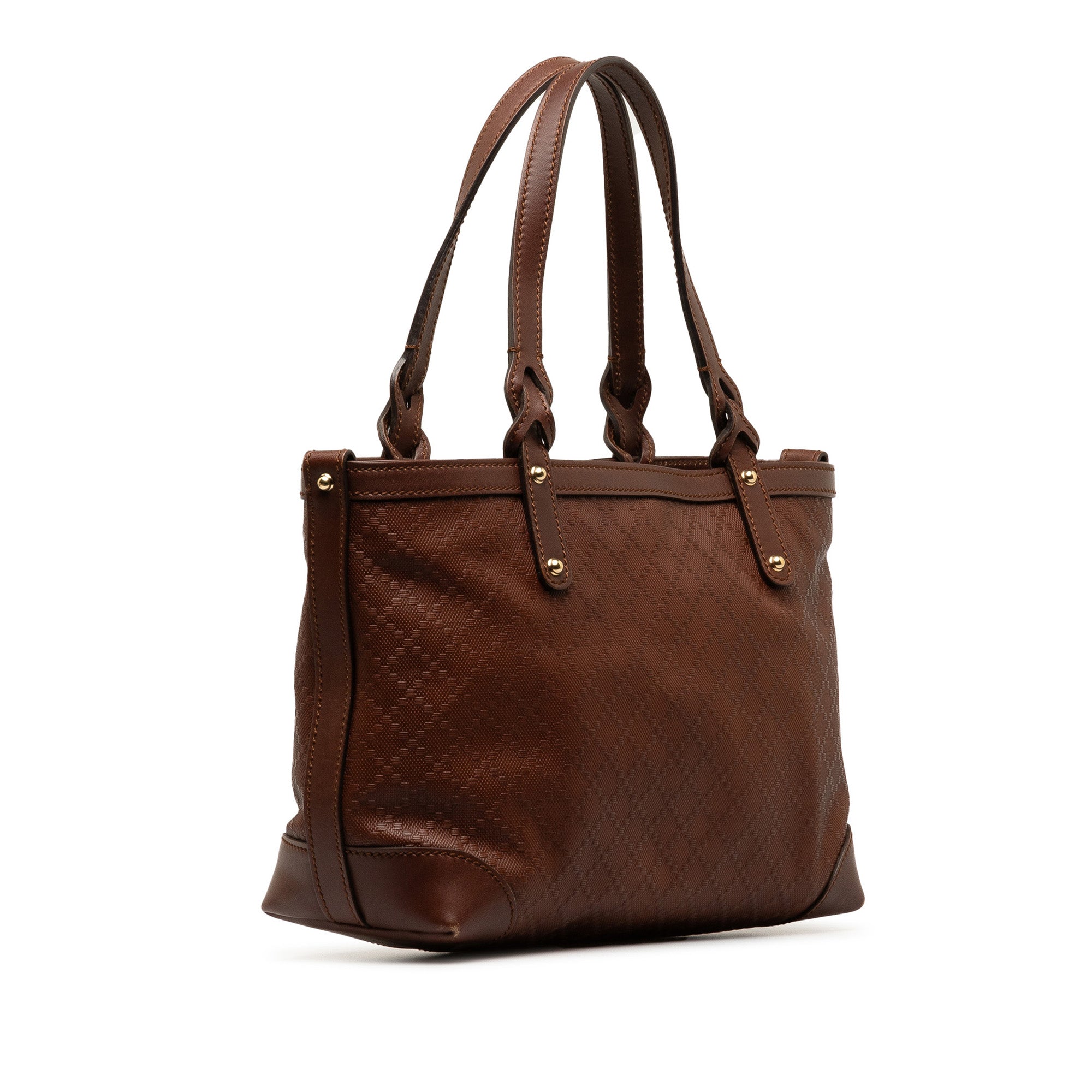 Leather Diamante Craft Tote Bag_1