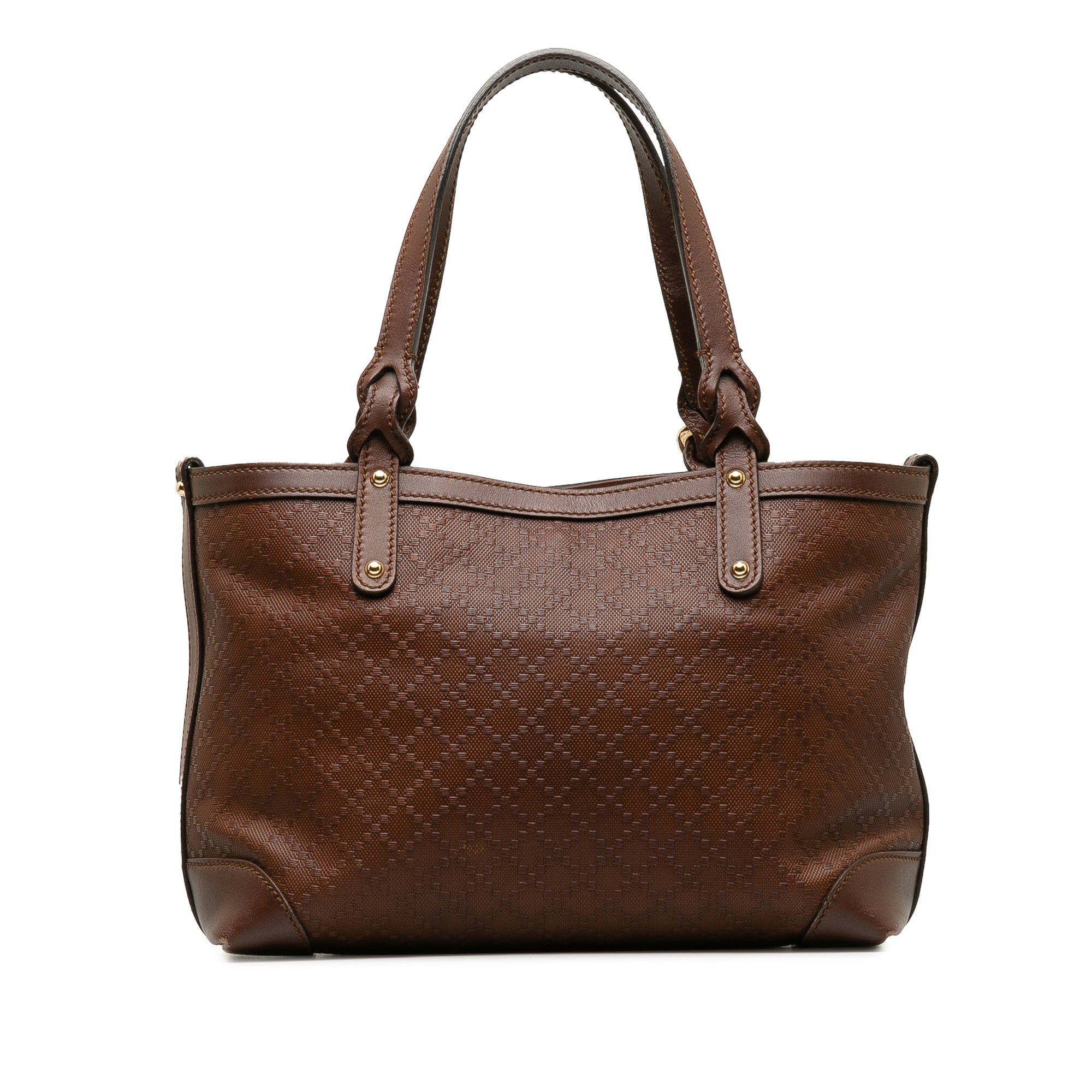 Leather Diamante Craft Tote Bag_2