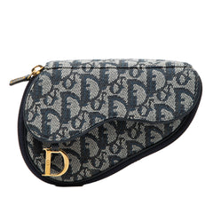 Diorissimo Canvas Saddle Pouch