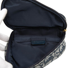 Diorissimo Canvas Saddle Pouch