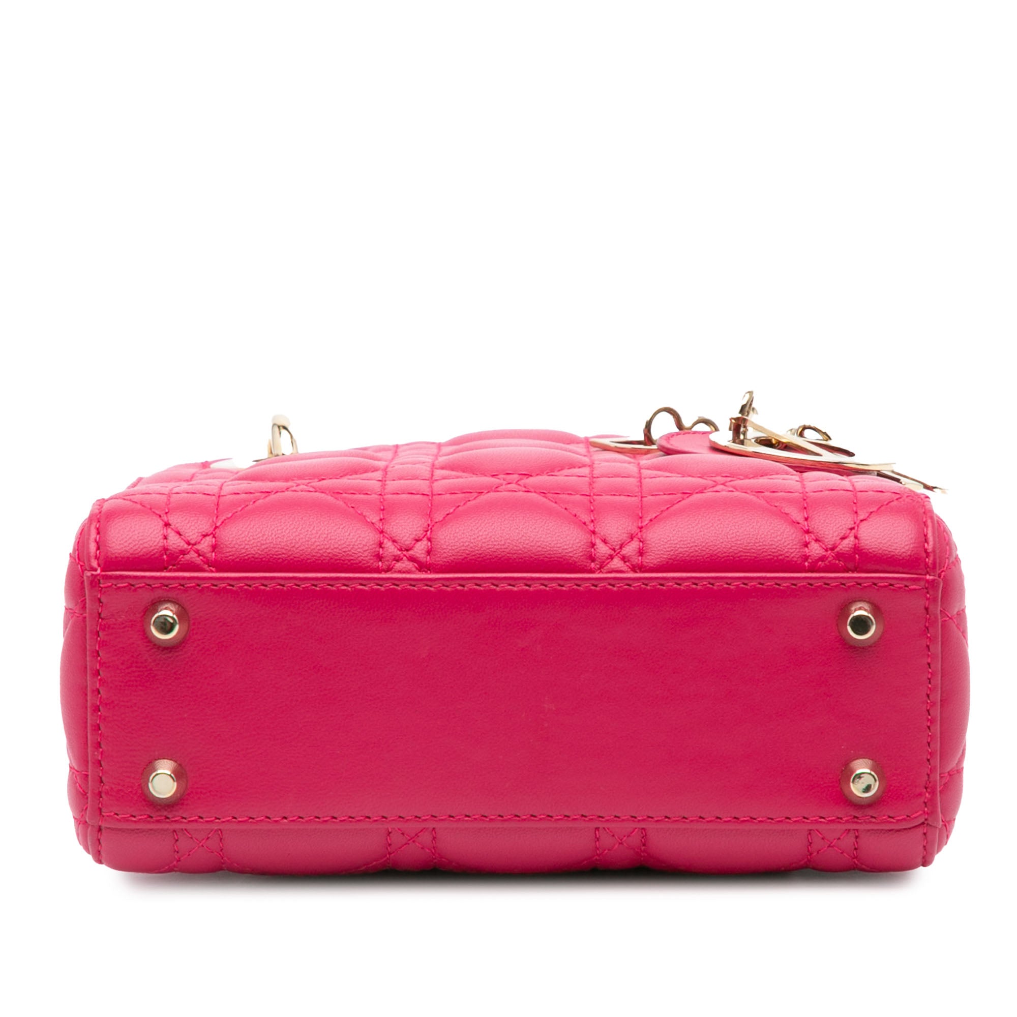 Mini Lambskin Cannage Lady Dior