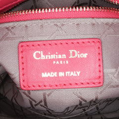 Mini Lambskin Cannage Lady Dior