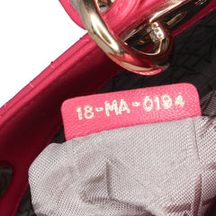 Mini Lambskin Cannage Lady Dior