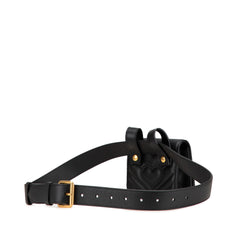 Mini GG Marmont Matelasse Leather Animal Studs Belt Pouch Bag