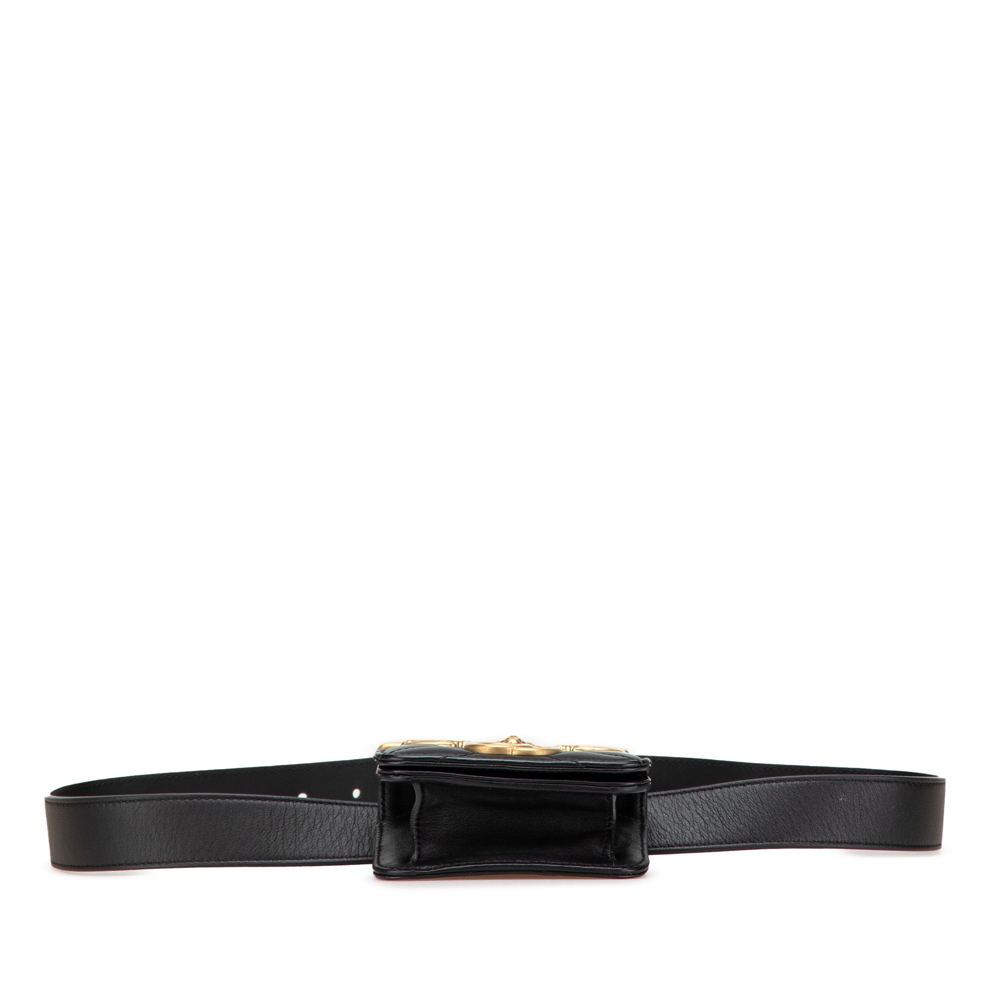 Mini GG Marmont Matelasse Leather Animal Studs Belt Pouch Bag