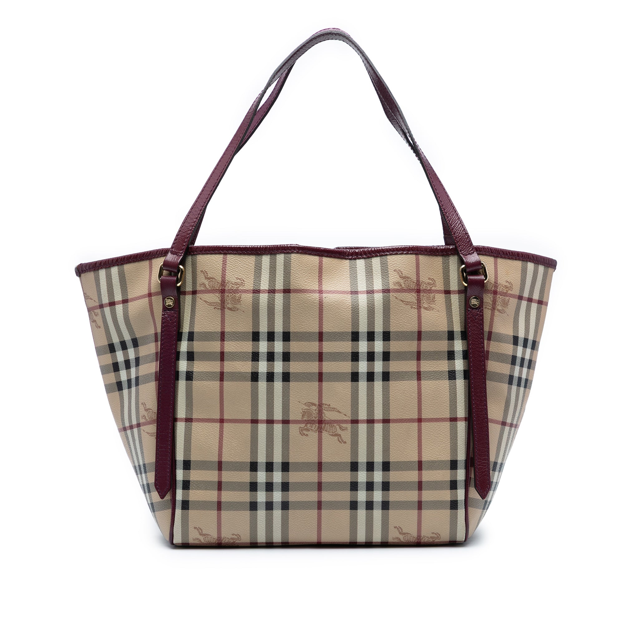Small Haymarket Check Coated Canvas Canterbury Tote