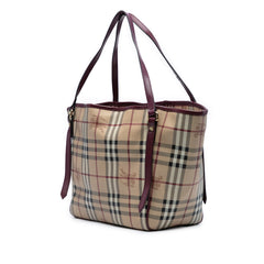 Small Haymarket Check Coated Canvas Canterbury Tote